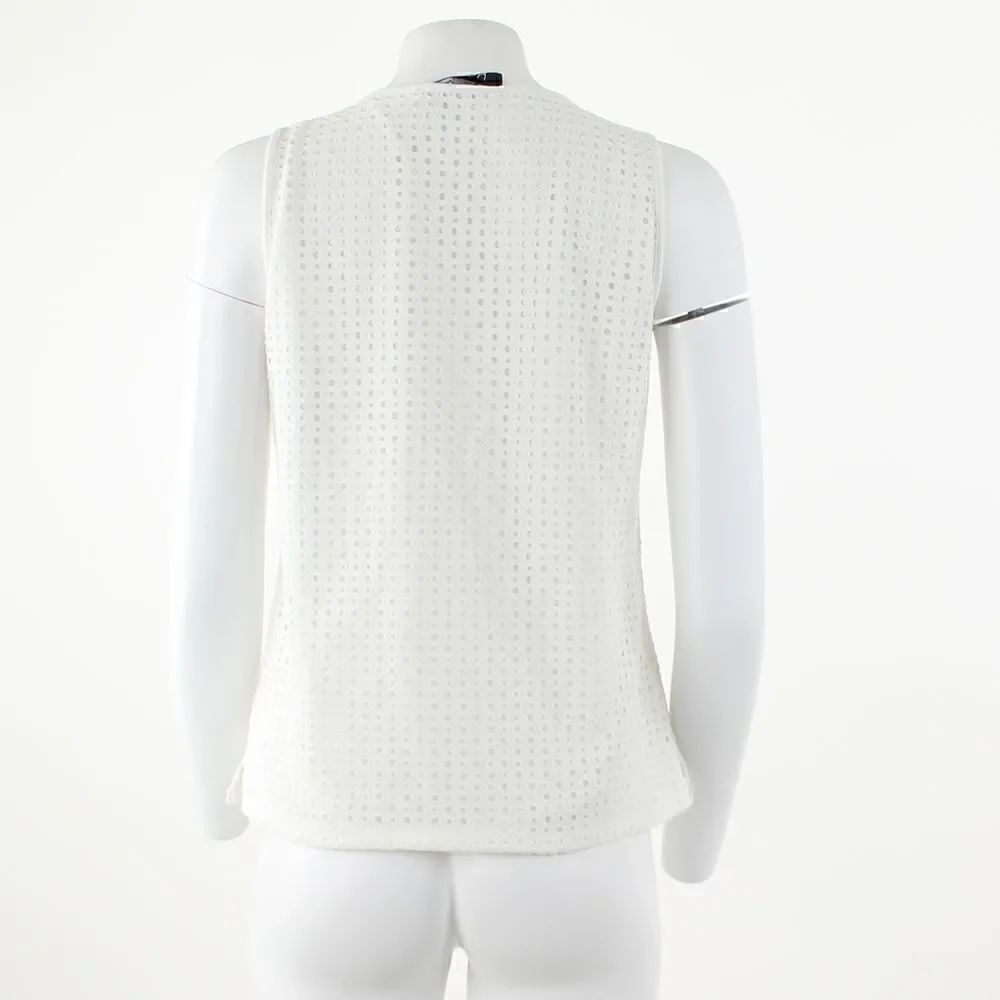 Kasper Rounded Square Neck Tank with Lining - Picture 3 of 5